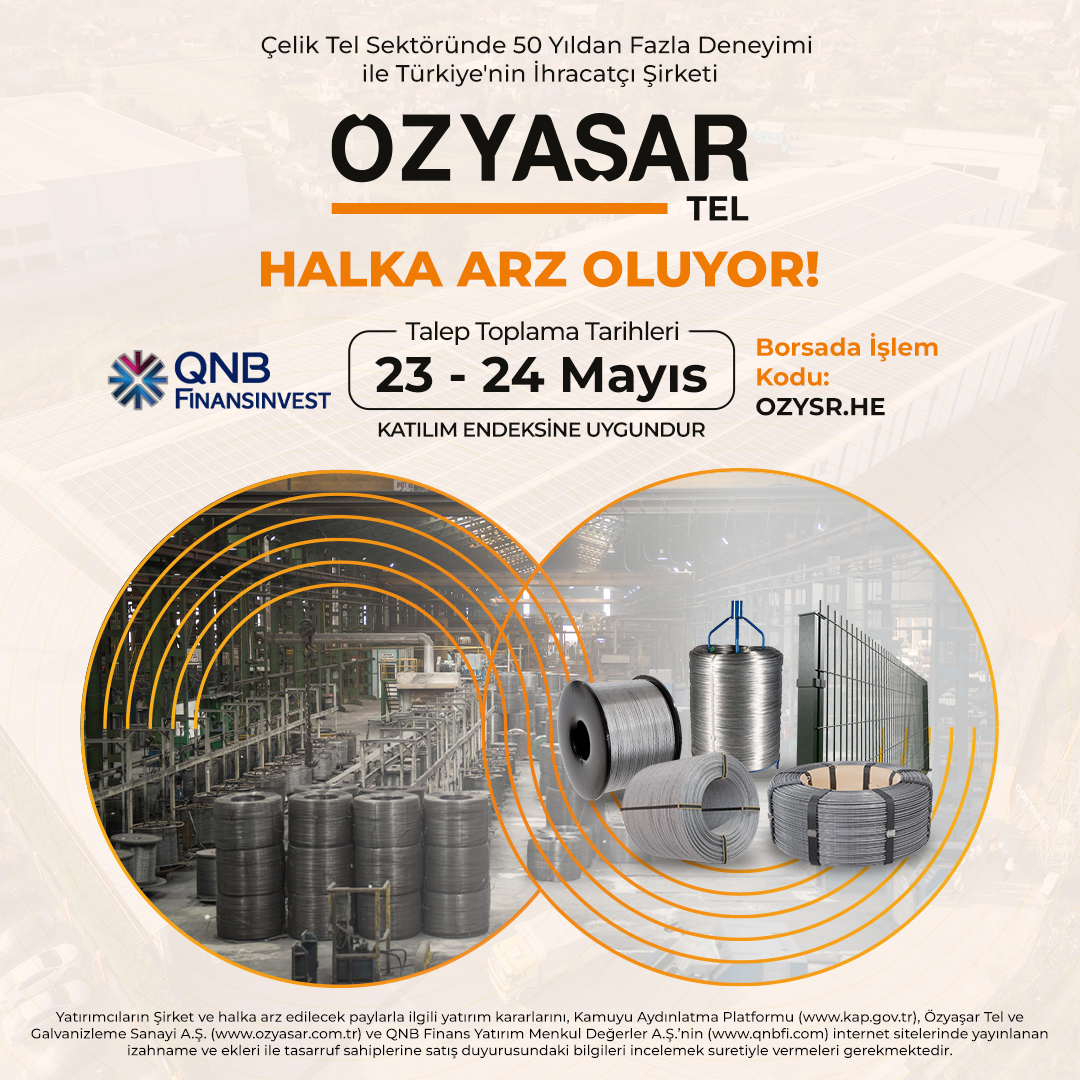 Özyaşar Tel Halka Arz Oluyor